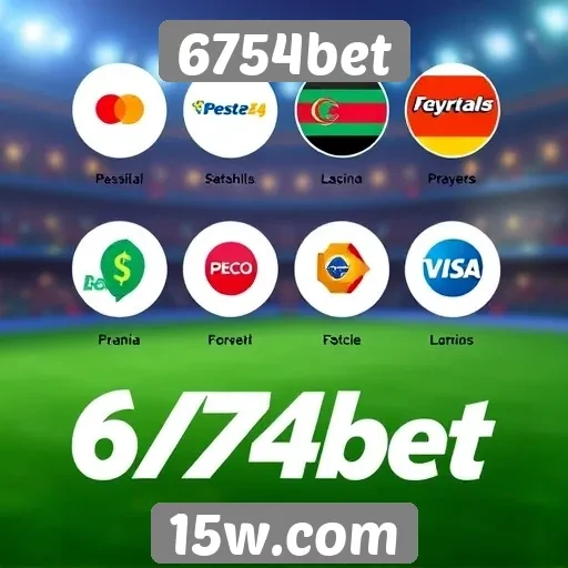 Métodos de pagamento disponíveis no 6754bet
